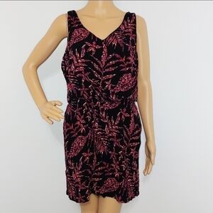 Tiered printed dress